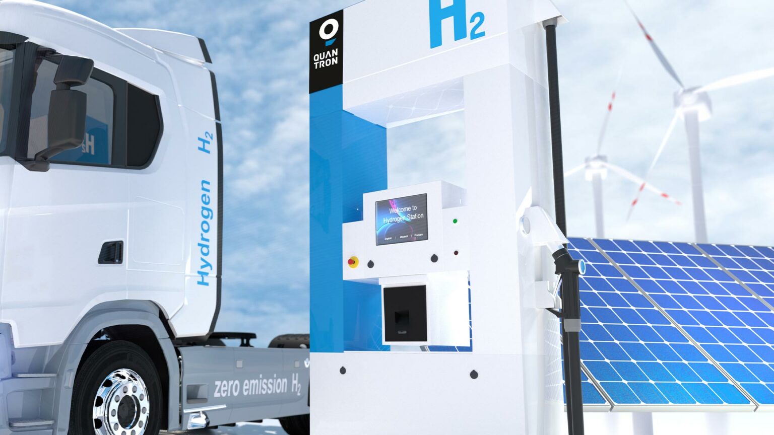 Quantron announces heavy fuel cell truck for 2021 - h2-Share